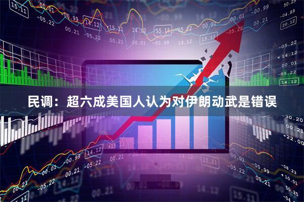民调：超六成美国人认为对伊朗动武是错误