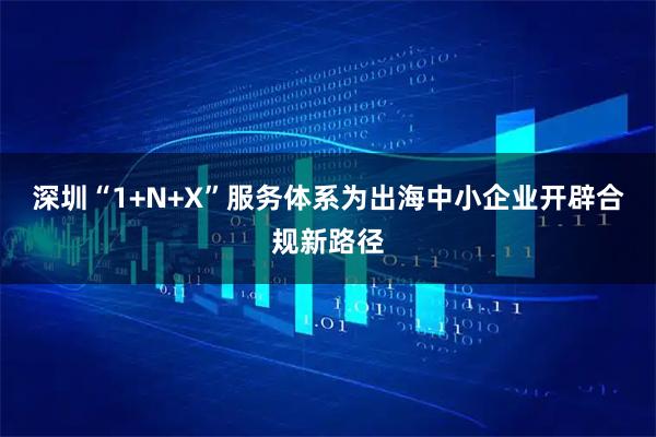 深圳“1+N+X”服务体系为出海中小企业开辟合规新路径